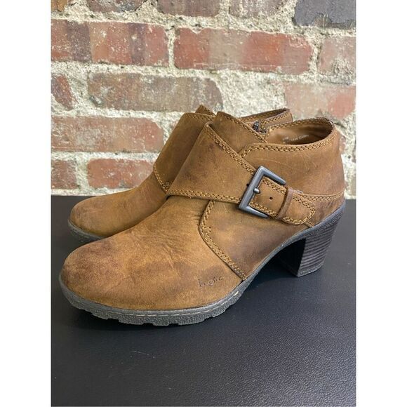 BØC Born Concept Brown Leather Bootie Women’s Size 8/39 - Picture 2 of 10